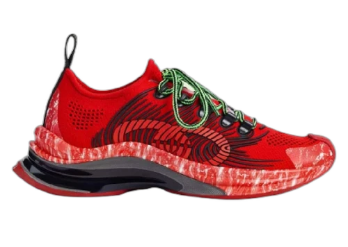 Gucci Monogram Sneakers Red (Women's)