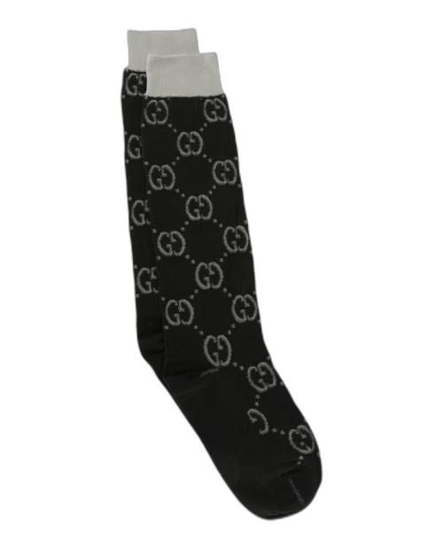 Gucci GG Colorblock Socks Black