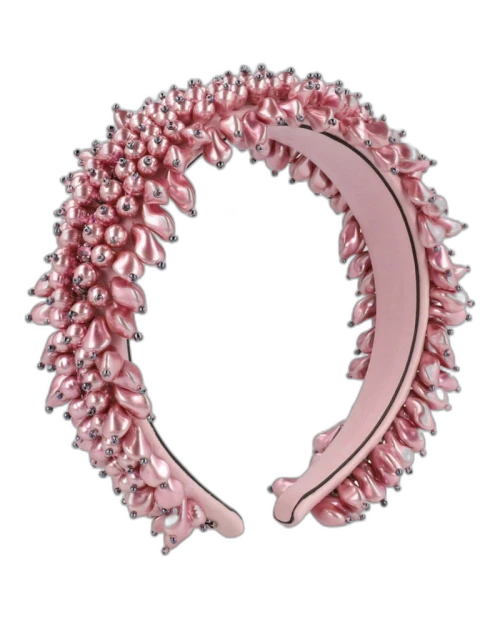 Gucci Beaded Headband Pink