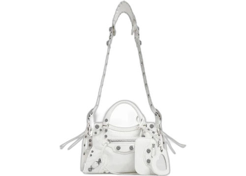 Balenciaga Neo Cagole Handbag XS White