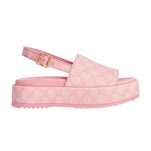 Gucci Platform GG Sandal 'Pink' (Women's)