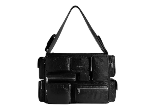 Balenciaga Superbusy Large Sling Bag Black