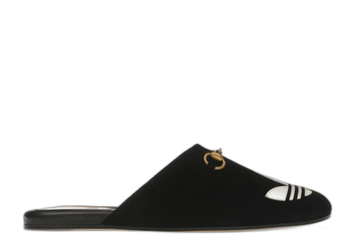 Gucci x Adidas Trefoil Slipper Black (Women's)
