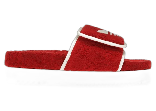 adidas x Gucci Monogram Slide Red