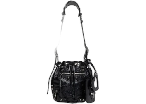 Balenciaga Le Cagole Bucket Bag XS Black Arena