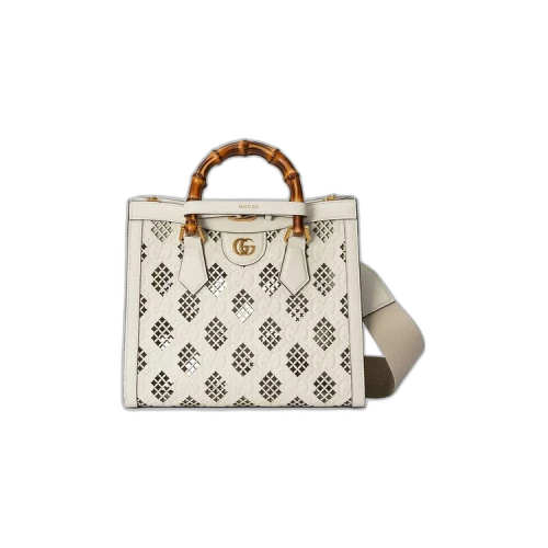 Gucci Diana Small Tote Bag 'White/Natural'