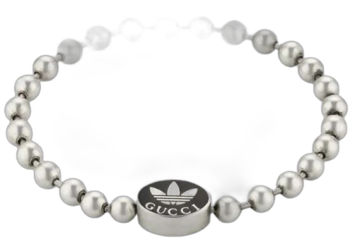 Gucci x adidas Logo Bracelet Black