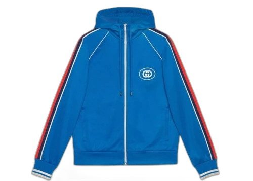 Gucci Logo Jacket Blue