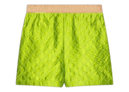 Gucci GG Logo Shorts Green