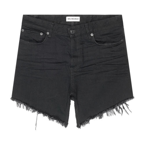 Balenciaga Cut-Up Mini Skirt 'Rubber Black'