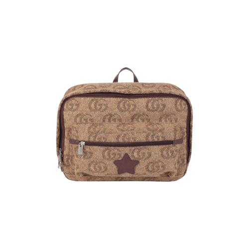 Gucci Kids Supreme Star Embroidered Backpack 'Brown'