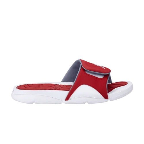 Jordan Hydro 4 Slide 'White Gym Red'