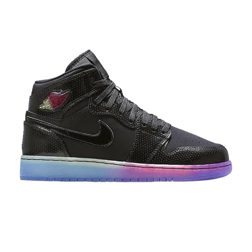 Air Jordan 1 Retro Hi Black Fuchsia Flash