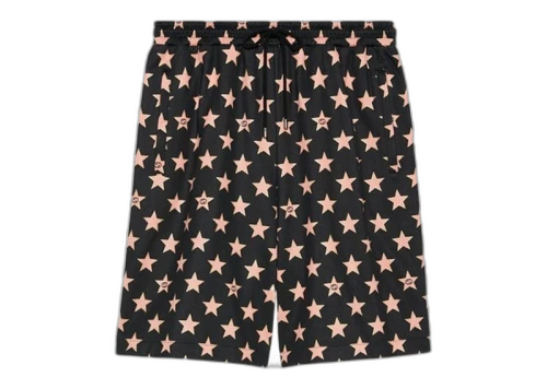 Gucci Star-Print Shorts Black