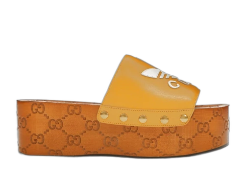 Gucci x Adidas GG Clog Yellow (Women's)