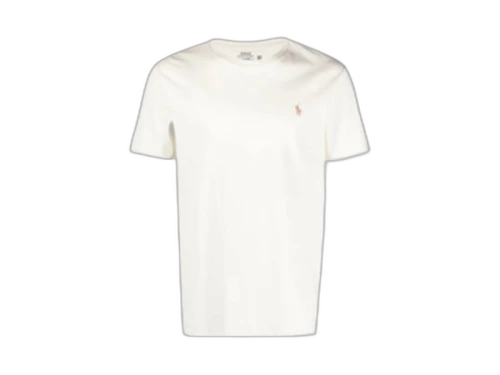 Polo Ralph Lauren Short Sleeve Jersey Knit Crewneck T-shirt 8634 Parchment Cream