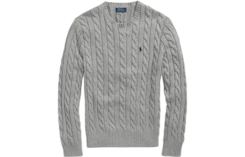 Polo Ralph Lauren Logo Embroidered Cable Knit Jumper