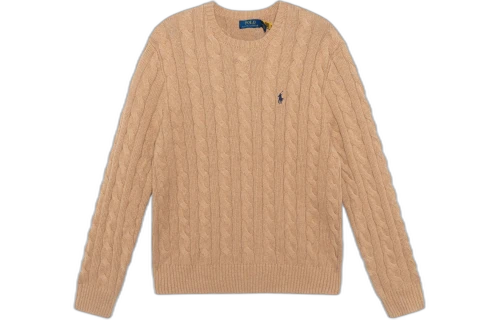 Polo Ralph Lauren Logo Embroidered Cable Knit Jumper