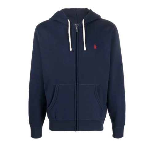 Polo Ralph Lauren Long-Sleeve Fleece Full-Zip Hoodie 'Cruise Navy'