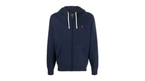 Polo Ralph Lauren Long-Sleeve RL Fleece Full-Zip Hoodie Cruise Navy