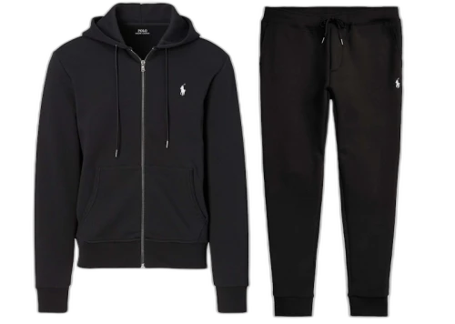 Polo Ralph Lauren Double-Knit Full-Zip Hoodie and Double-Knit Jogger Pant Set Polo Black