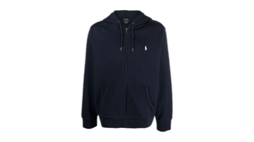Polo Ralph Lauren Long Sleeve Full Zip Hoodie Aviator Navy