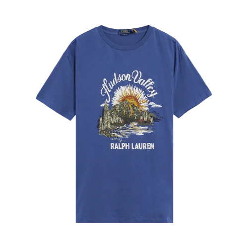 Polo Ralph Lauren Short-Sleeve Jersey Knit Novelty Graphic Hudson Valley T-Shirt 'Old Royal'