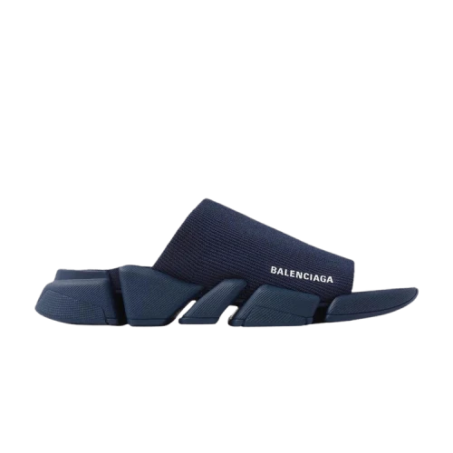 Balenciaga Speed 2.0 Slide Sandal 'Navy'