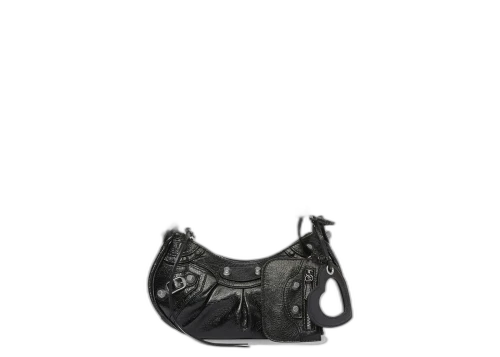 Balenciaga Le Cagole Shoulder Bag With Chain XS Black