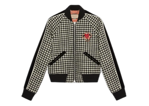 Gucci Ha Ha Ha Bomber Jacket Black/White