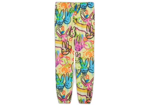 Gucci Bunny Print Jersey Pants Multi