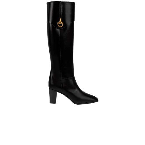 Gucci Half Horsebit Boot 'Black' (Women's)