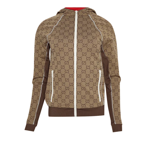 Gucci Hooded Jacket 'Beige/Ebony'