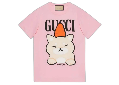 Gucci Animal Print T-Shirt Pink