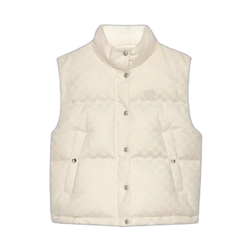 Gucci GG Canvas Puffer Vest 'Medium Cream'