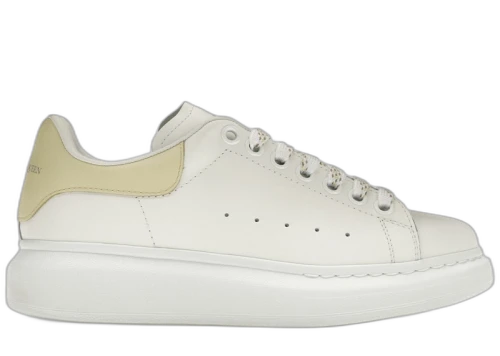 Alexander McQueen Oversized White Lemon Yellow (Women's)