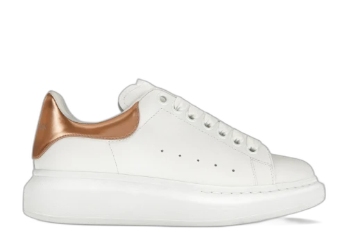 Alexander McQueen Oversized White Rose Gold (Women's)