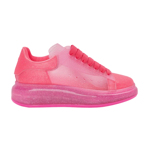Alexander McQueen Oversized Bright Pink Glitter (Women's)
