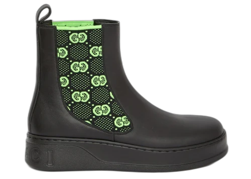 Gucci GG Elastic Chelsea Boot Black