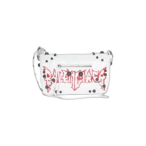 Balenciaga Le Cagole Flap Shoulder Bag 'Optic White'