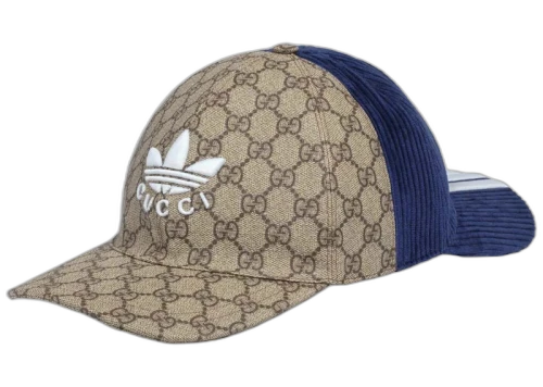 Gucci x adidas Double Sided Baseball Cap Navy/Beige