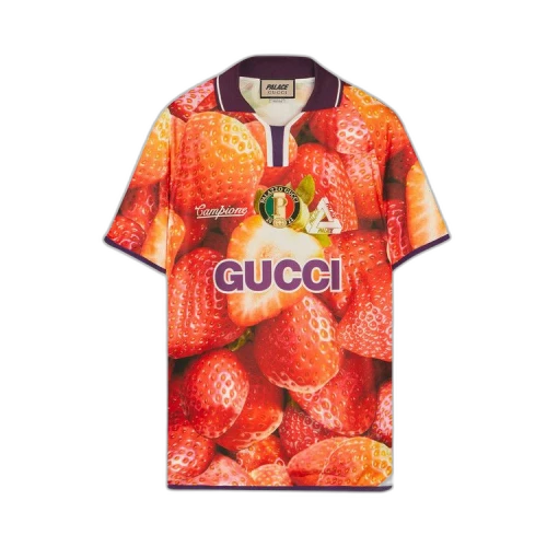 Gucci x Palace Printed Football Technical Jersey T-Shirt 'Red'