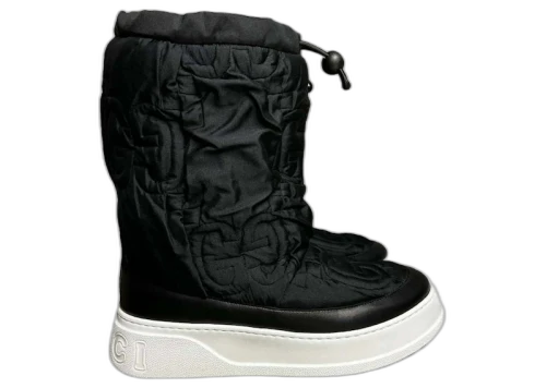 Gucci Cloth Boots Black