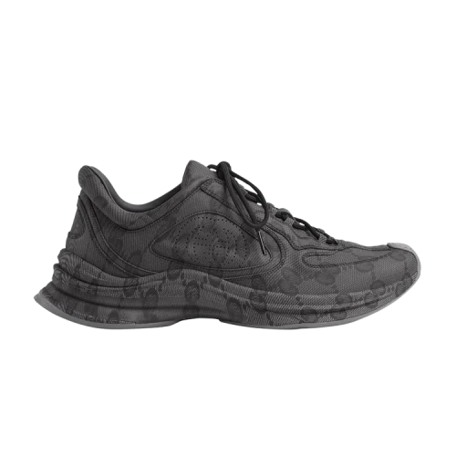 Gucci Run Sneaker 'GG Water Transfer Print - Black'