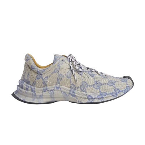 Gucci Run Sneaker 'Beige Blue Monogram'
