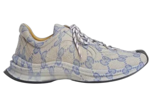 Gucci Monogram Run Sneaker Beige Blue