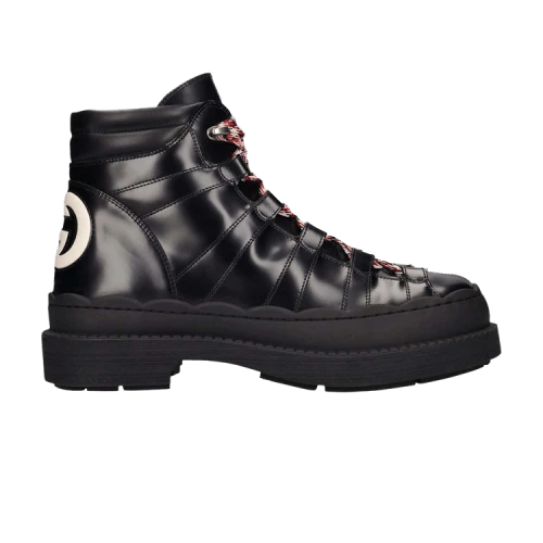 Gucci Ghibli Leather Trekking Boot 'Black'