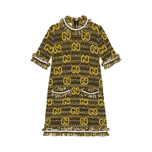 Gucci GG Dress 'Black/Yellow'