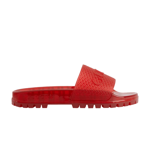 Adidas x Gucci Slide 'Transparent Red'