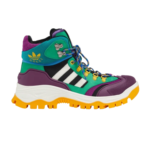 Adidas x Gucci Lace Up Boot 'Purple Green'
